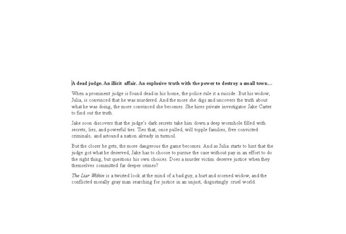 write a book description readers cant resist